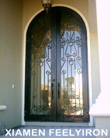 Iron security door