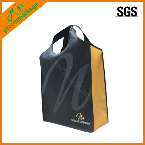 Customized Handle Shape Promo Printed Nonwoven Bag