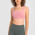 Ladies Copertura completa Cross Back Yoga Bra