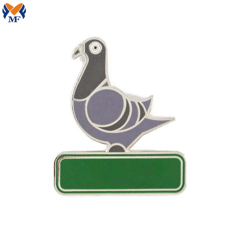 White Pigeon Pin