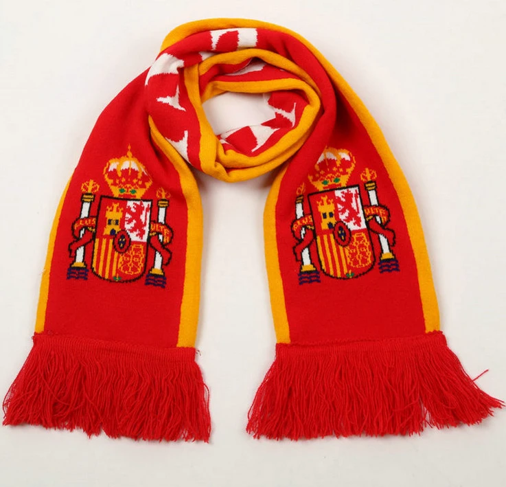 World Cup Scarf/ Polyester Scarf with Customized Logo