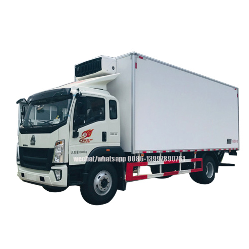 SINOTRUCK HOWO 10-15T 7.2m ตู้เย็นเกวียน / รถบรรทุก