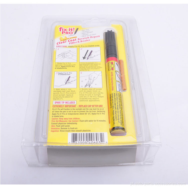 Detalhando canetas caneta de dente de tinta de carro
