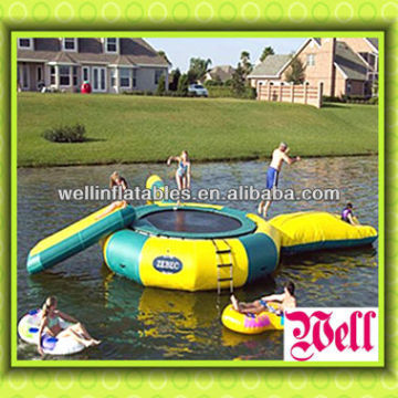 funny inflatable water trampoline/ water trampoline combo