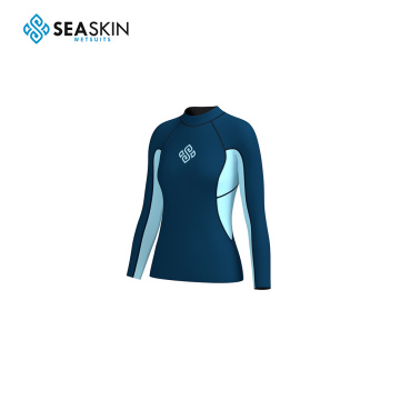 Seaskin Womens Flatlock 2mm Neoprene Surfing Wetsuit Top