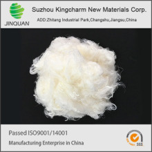 Polyphenylene sulfide staple fiber for filter fabric