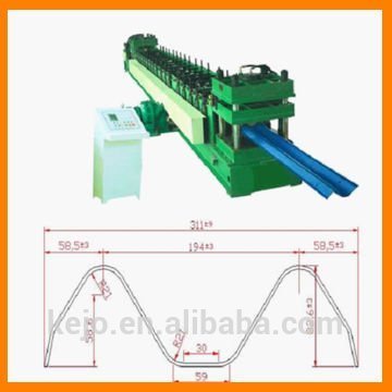 highway guardrail galvanized w beam roll forming machine