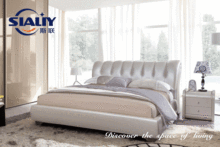 Leather Bed Bright Color