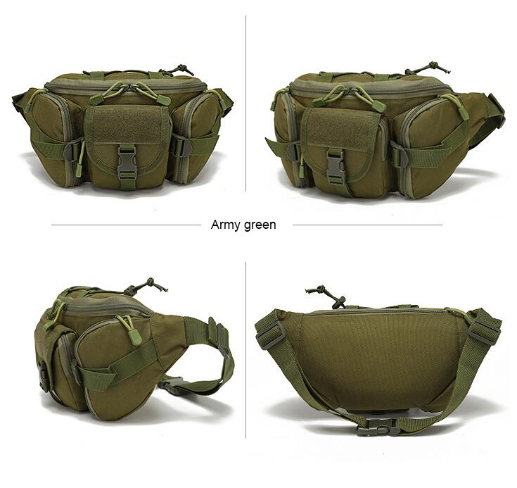 Travel Camping Large Running Belt Fanny Pack, Water Resistant Tactical Molle Bag Waist Pouch Belt Bag