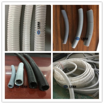 PE single wall corrugated hose pipe production line