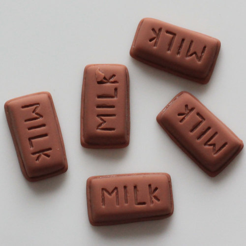 Wholesale Novel Design Kawaii Chocolate Milk Letter Charms Artificial Realistic Food Toys Kids Slime Makings