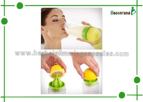 Drinking Bottle Citrus Zinger Bottle Orange Lemon Juicer Reusable Water Bottle