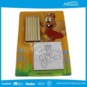 Drawing Paper attached children Color Pencil Set