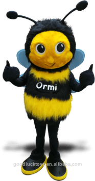 customized bee mascot costume fursuit
