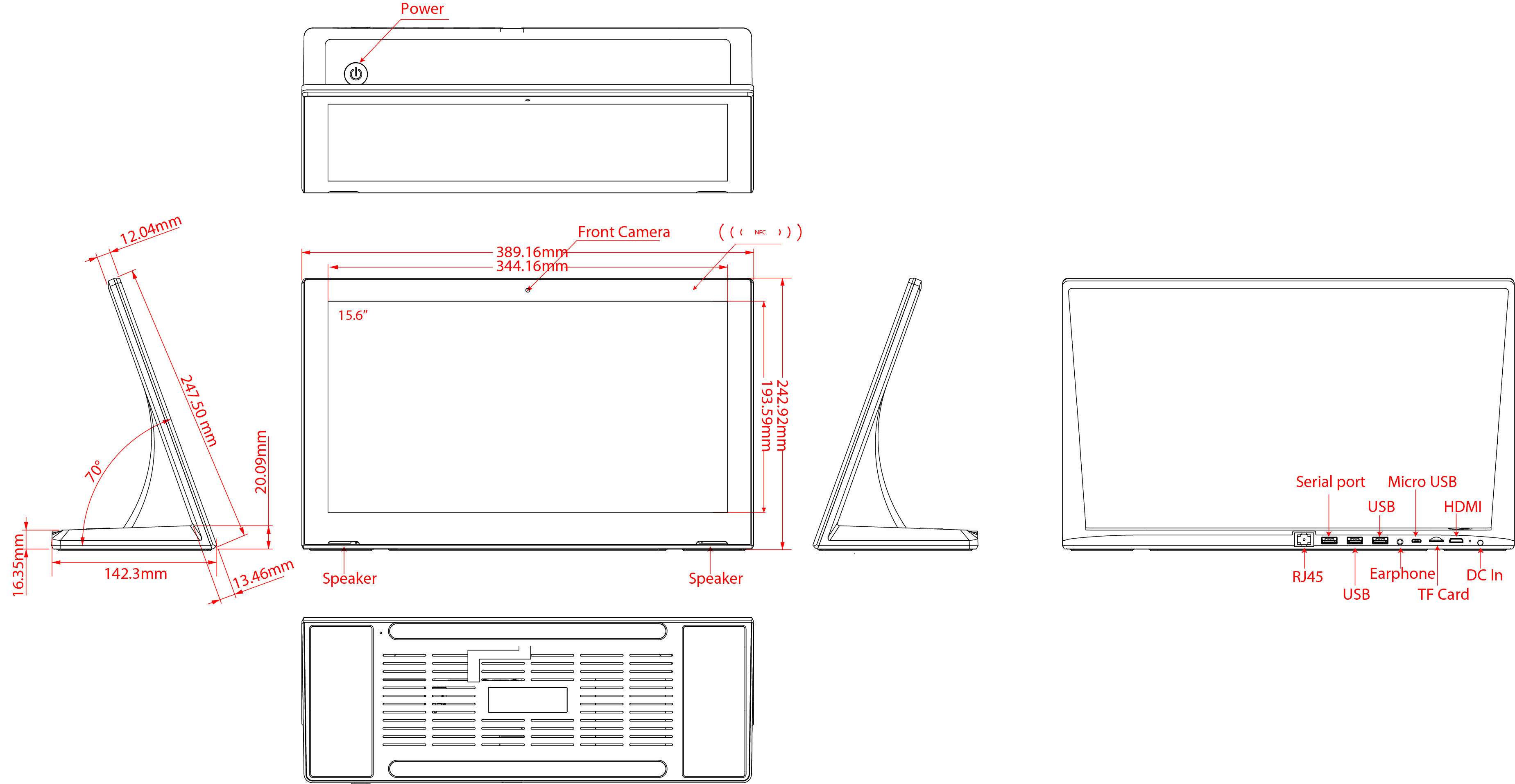 wifi gps tablet pc