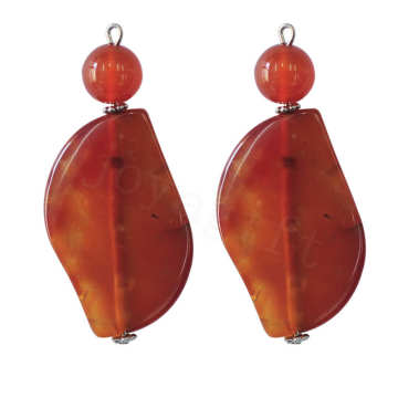 Natural Gemstone Agate Earring