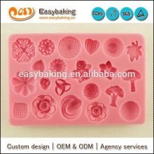 Custom Button Fondant Silicone Mould