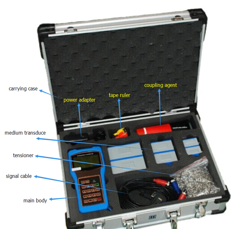 RS232 TUF-2000 handheld portable ultrasonic water flow meter water flow meter