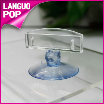 sales promotion clip/advertisement clip/clear plastic clip