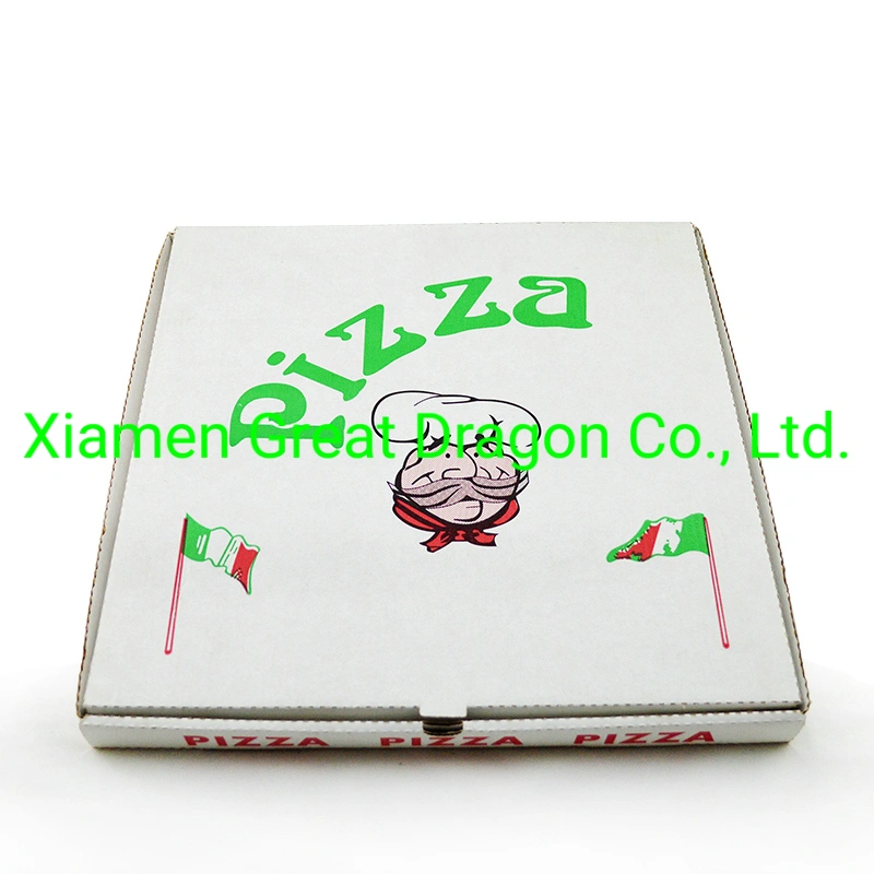 Take out Pizza Delivery Box with Custom Design Hot Sale (PZ035)