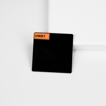 Infrared transmission visible absorption glass HWB1