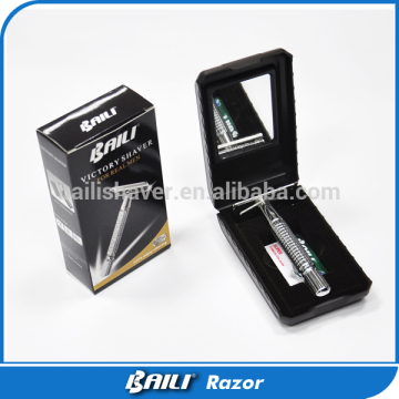 Metal safety razor box