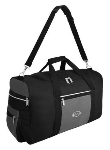 unisex u-shaped zipper duffel bag