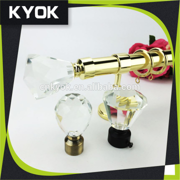 best selling curtain rod accessories,new design curtain rod and finial,beauty curtain rod and accessories