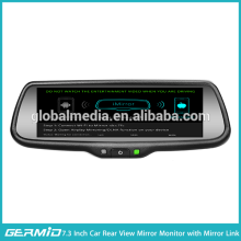 7.3 inch rear mirror with camera ,wifi mirror link module
