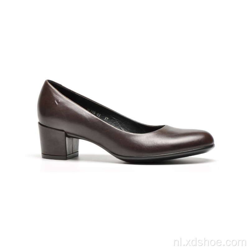 Dames klassieke pumps met een hoogte van 55 mm