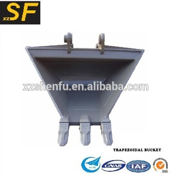 excavator trenching bucket, trapezoidal bucket