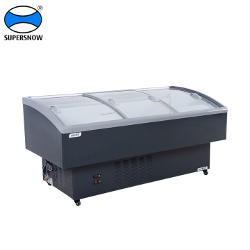 Top sliding door freezer -10 degree display freezer