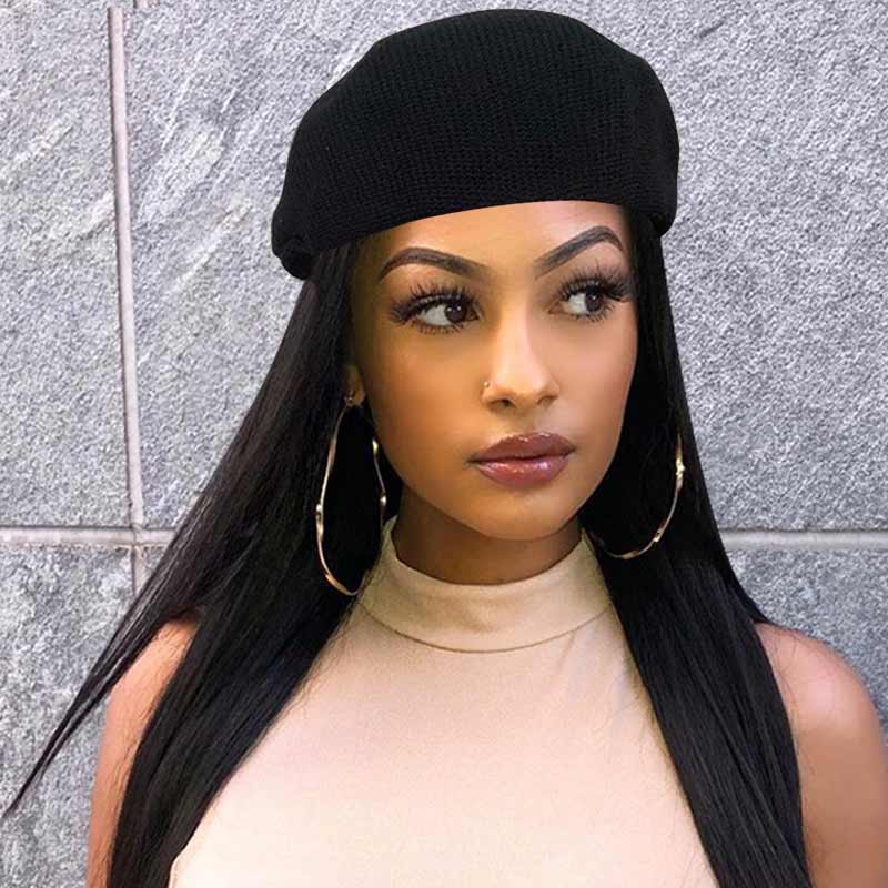 Best Selling Baseball Cap Hat Wig Wholesale Cheap Travel Wig Hats Women Cap Curly Brazilian Human Hair Wigs With Hats