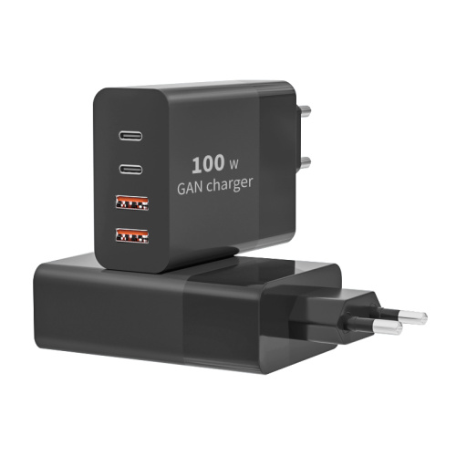 USB duplo qc3.0 pd3.0 carregador de viagem de 100w GaN