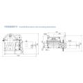 VVVFドライブギヤードエレベーター牽引機（YJ245-B）