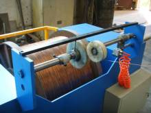 Precision wire layer rewinding machine