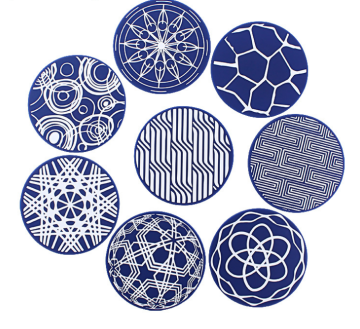Creative Rubber Place Mats Silicone Drinking Cup Coasters