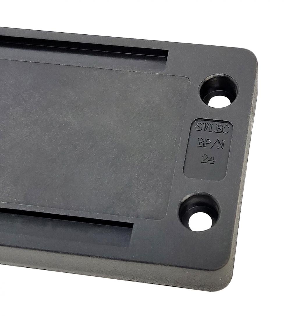 BP/N 24 black wall plate