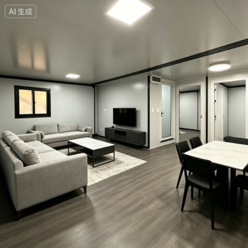 Modern Foldable House with Extendable Wings and Built-in Patio