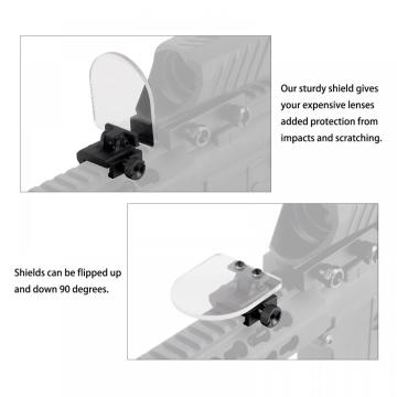 Foldable Lens Cover Shields Rail Mounted Sight Protector