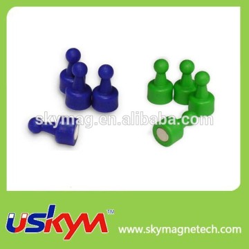 office magnetic push pin