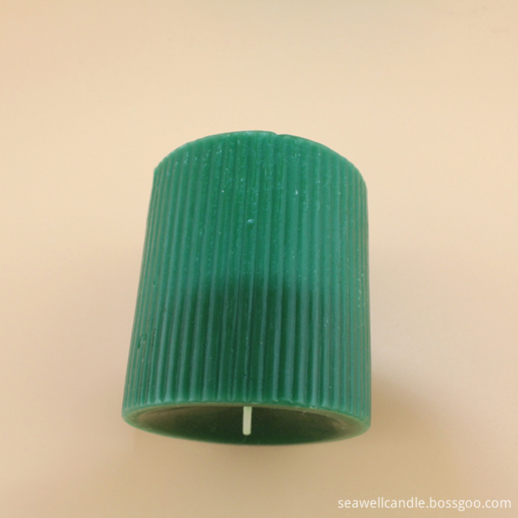 Pillar Fluted Wax Candles