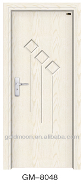 pvc door polish wood door GM-8048