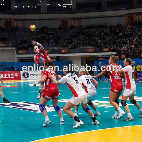 Pavimento deportivo de balonmano profesional Enlio