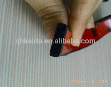 epdm sponge rubber seal strip with adhesive