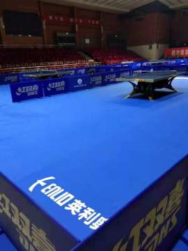 Professional table tennis flooring for Olympics games