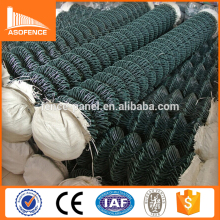 PVC green chain link fence