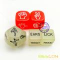 Love Dice Lover Sexo Posición Luminous Dice Set para Parejas Adultas Dirty Dice Game Divertidos Juguete Sexo Juegos