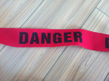 Cotton Repulpable Caution Tape