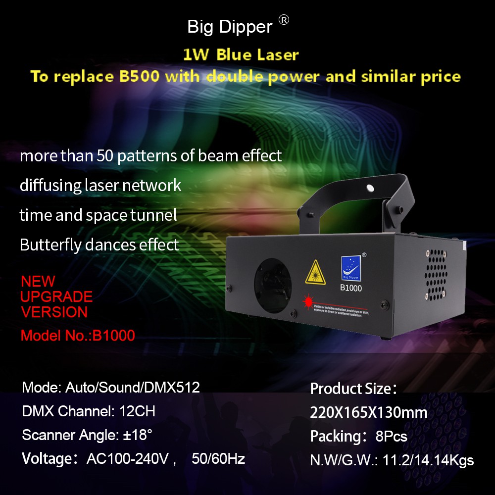 Big dipper RGB laser light KTV BARS laser lights SD02RGB  for mobile dj gigs Xmas birthday party bar club and musical live show